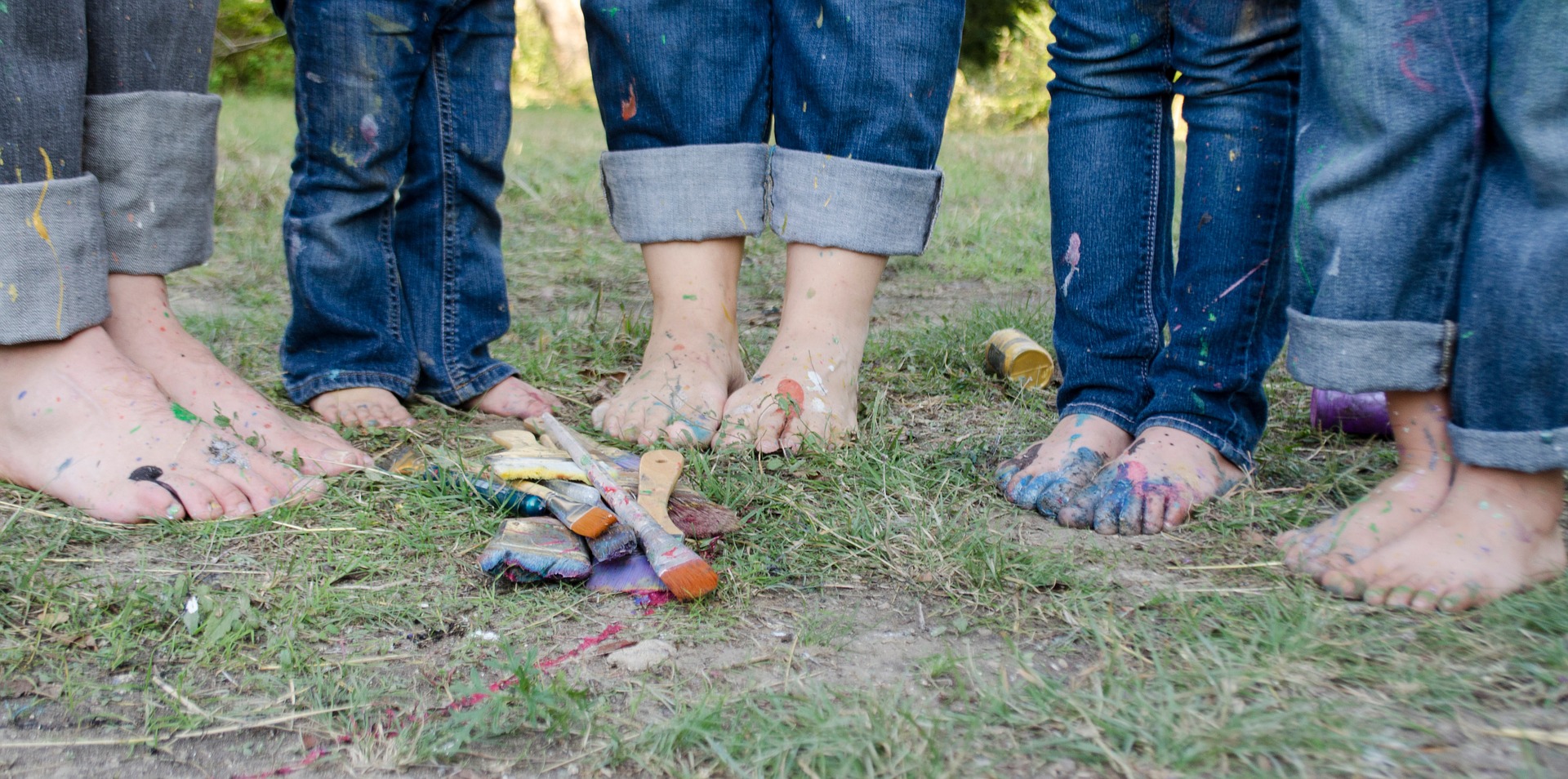 jeans piedi bambini